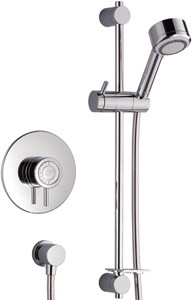 Mira Element Concealed Thermostatic Shower Valve With Shower Kit (Chrome).