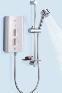 Mira Electric Showers Mira Escape 9.8kW thermostatic, satin chrome.