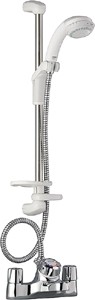 Mira Extra Thermostatic Bath Shower Mixer Tap With Slide Rail Kit.