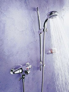 Mira Fino Exposed Thermostatic Shower Kit with Slide Rail in Chrome.