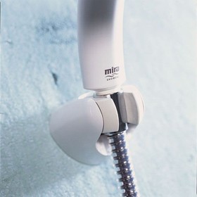Mira Accessories Mira RF2 Fixed Shower Handset Holder in White.