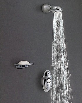 Mira Magna Thermostatic Exposed Digital Shower Kit with Fixed Head & Pump.