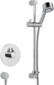 Mira Miniduo Concealed Thermostatic Shower Valve With Shower Kit (Chrome).