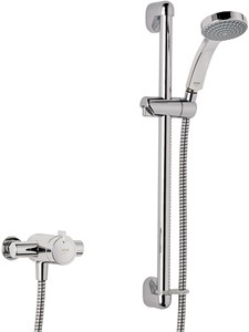 Mira Minilite Exposed Thermostatic Shower Valve With Shower Kit (Chrome).