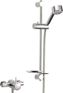 Mira Select Exposed Thermostatic Shower Valve With Shower Kit (Chrome).