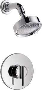 Mira Silver Concealed Thermostatic Shower Valve & Shower Head (Chrome).