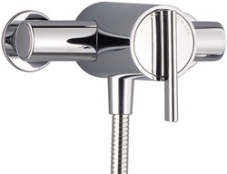 Mira Silver Exposed Thermostatic Shower Valve (Chrome).