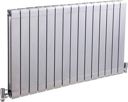 Crown Radiators Myrtle Horizontal Radiator (Silver). 984x600mm. 5728 BTU.