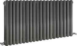 Crown Radiators Peony Double Radiator. 7108 BTU (Anthracite). 1223x635mm.