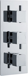 Crown Showers 3/4" Triple Thermostatic Shower Valve With Diverter.