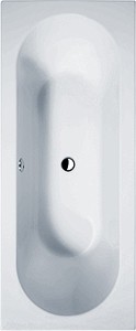 Crown Baths Otley Double Ended Acrylic Bath. 1800x800mm.