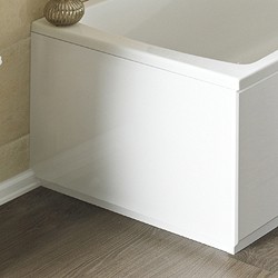 Crown Bath Panels 900mm End Bath Panel (White, MDF).