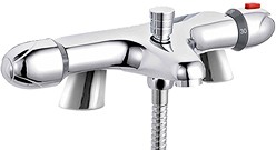 Crown Taps Thermostatic Bath Shower Mixer Tap (Chrome).