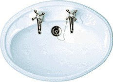 Waterford Ravel 2 Tap Hole Vanity Basin.