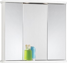 Cabinets Gallassia 3 door wall cabinet. Lights + shaver socket. 775x730x250mm.