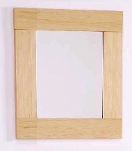 daVinci Maple bathroom mirror. Size 400x450mm.