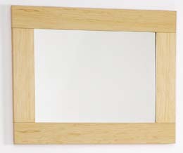 daVinci Beech bathroom mirror. Size 500x450mm.