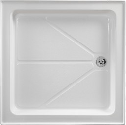 Shires Shower Trays White 900x900mm Square Shower Tray, 4 Upstands.