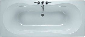 Linear White double ended bath. 1800 x 800mm. Legs included.