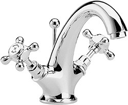 Hudson Reed Topaz Mono basin mixer tap (Chrome) + Free pop up waste