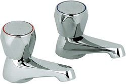Solo Basin taps (Pair, Chrome)