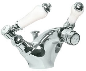 Ultra Bloomsbury Mono bidet mixer tap (Chrome) + Free pop up waste