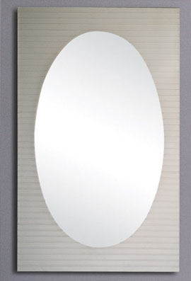 Reflections Kendal bathroom mirror.  Size 550x900mm.