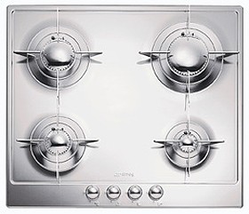 Smeg Gas Hobs Piano 4 Burner Gas Hob. 600mm.