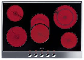 Smeg Ceramic Hobs Rocker 5 Ring Touch Control Ceramic Hob. 720mm.