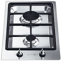 Smeg Gas Hobs Exclusive Studio Line Flush Fit 2 Burner Gas Hob. 310mm.