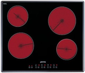 Smeg Ceramic Hobs Cucina 4 Ring Touch Control Ceramic Hob. 600mm.