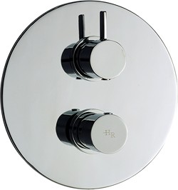 Hudson Reed Clio Twin Concealed Thermostatic Shower Valve With Diverter.
