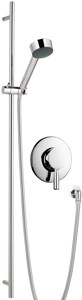 Hudson Reed Tec Manual Concealed Shower Valve & Slide Rail Kit (Chrome).