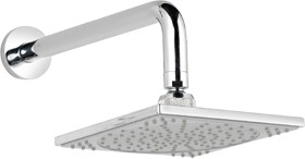 Ultra Rialto Rialto Square Fixed Shower Head And Arm.