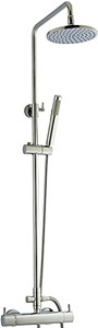 Hudson Reed Bar Shower Thermostatic Bar Shower Valve, Adjustable Riser Set.