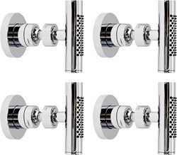 Hudson Reed Shower Jets 4 x Minimalist Body Jets (Chrome).