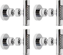 Hudson Reed Shower Jets 4 x Minimalist Body Jets (Chrome).