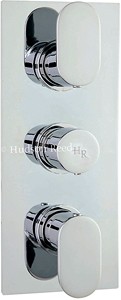 Hudson Reed Cloud 9 Triple Concealed Thermostatic Shower Valve.