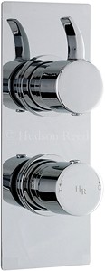 Hudson Reed Grace Twin Concealed Thermostatic Shower Valve (Chrome).