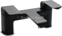 Hudson Reed Hero Bath Filler Tap (Black & Chrome).
