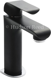 Hudson Reed Hero Basin Tap (Black & Chrome).