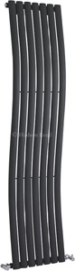 Hudson Reed Radiators Revive Wave Radiator (Anthracite). 413x1785mm.