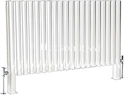 Hudson Reed Radiators Revive Floor Mounted Radiator (White). 1180x600.