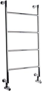 HR Series 102 heated towel rail (chrome). 505x930mm. 710 BTU