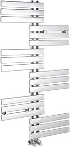 HR Pro Series Signal Heated Towel Rail. 1255x740mm. 1900 BTU.