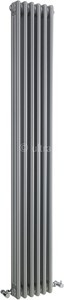 Ultra Colosseum Triple Column Radiator (Silver). 291x1800mm.