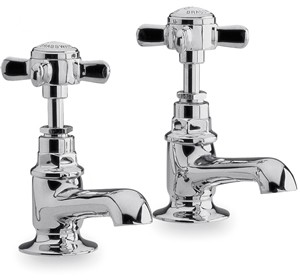Ultra Beaumont Cloakroom Basin taps (Pair, Chrome)