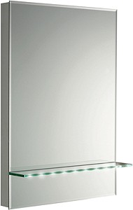 Hudson Reed Mirrors Tempest Mirror With LED Illuminated Shelf. 500x700.