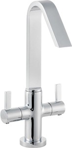 Hudson Reed Clio Cruciform Mono Basin Mixer Tap With Pop Up Waste.