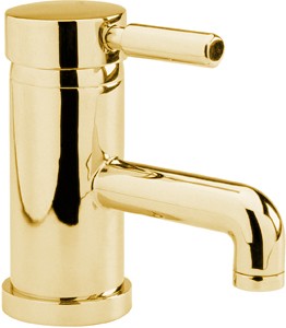 Ultra Helix Single lever mono basin tap + Free pop up waste (Gold)
